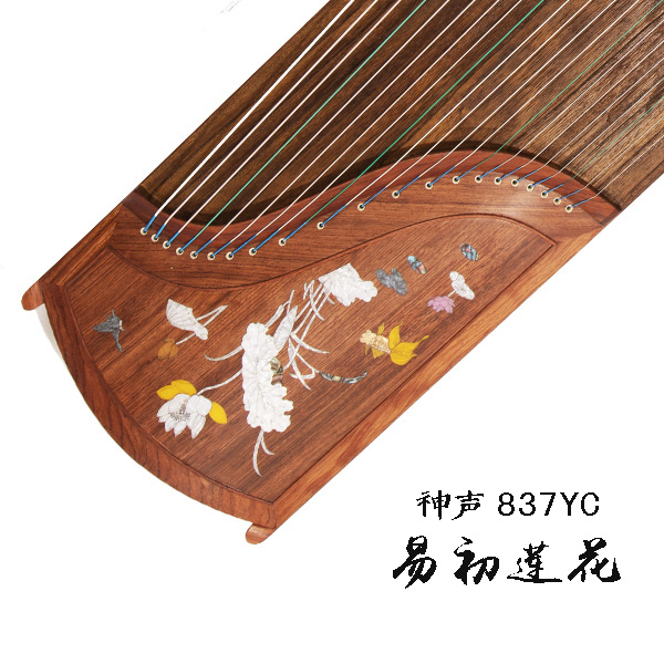 神声古筝837YC易初莲花 知名专业演奏手工筝 考级一步到位古筝